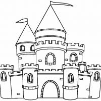 Desenhos para colorir Castelos