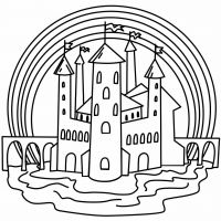 Desenhos para colorir Castelos