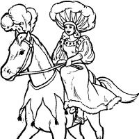 Desenhos para colorir Cavalos