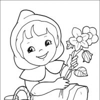 Desenhos para colorir Chapeuzinho Vermelho