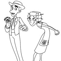Desenhos para colorir Chaves
