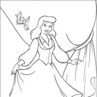 Desenhos para colorir Cinderela