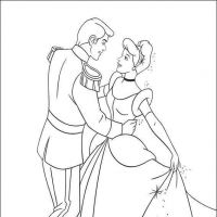 Desenhos para colorir Cinderela