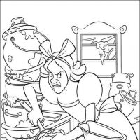 Desenhos para colorir Cinderela