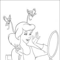 Desenhos para colorir Cinderela