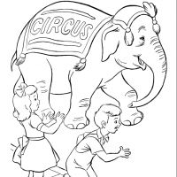 Desenhos para colorir Circo