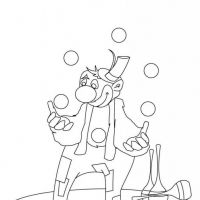 Desenhos para colorir Circo