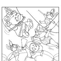 Desenhos para colorir Circo