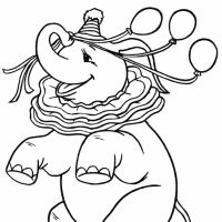 Desenhos para colorir Circo