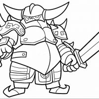 Desenhos para colorir Clash Royale