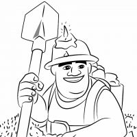 Desenhos para colorir Clash Royale