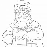 Desenhos para colorir Clash Royale