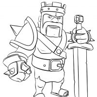 Desenhos para colorir Clash Royale