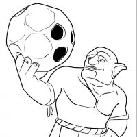 Desenhos para colorir Clash Royale
