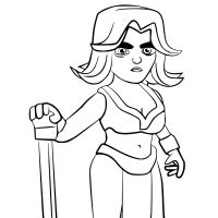 Desenhos para colorir Clash Royale