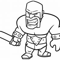 Desenhos para colorir Clash Royale