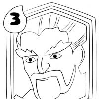 Desenhos para colorir Clash Royale