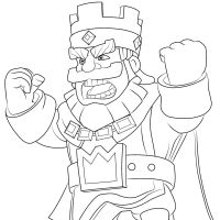 Desenhos para colorir Clash Royale