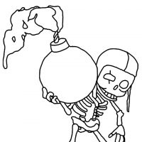 Desenhos para colorir Clash Royale