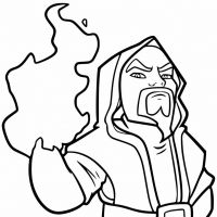 Desenhos para colorir Clash Royale