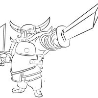 Desenhos para colorir Clash Royale
