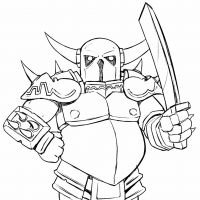 Desenhos para colorir Clash Royale