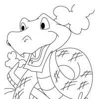 Desenhos para colorir Cobras