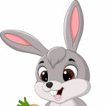 Desenho de Coelhos para colorir grátis
