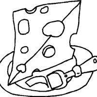 Desenhos para colorir Comida
