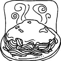 Desenhos para colorir Comida