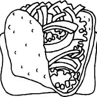Desenhos para colorir Comida