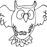 Desenhos para colorir Corujas