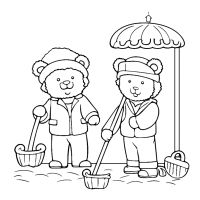 Desenhos para colorir Cozy Friends