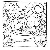 Desenhos para colorir Cozy Friends