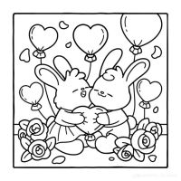 Desenhos para colorir Cozy Friends