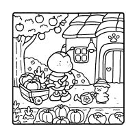 Desenhos para colorir Cozy Friends
