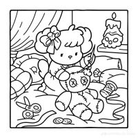 Desenhos para colorir Cozy Friends