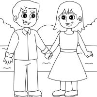 Desenhos para colorir Dia dos Namorados