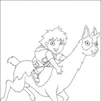 Desenhos para colorir Diego, Go
