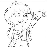 Desenhos para colorir Diego, Go