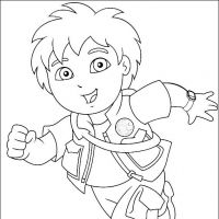 Desenhos para colorir Diego, Go