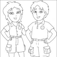 Desenhos para colorir Diego, Go