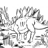 Desenhos para colorir Dinossauros