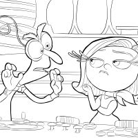 Desenhos para colorir Divertida Mente