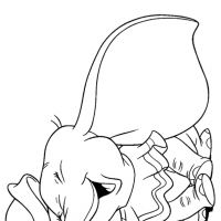 Desenhos para colorir Dumbo