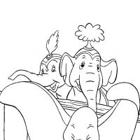 Desenhos para colorir Dumbo