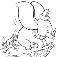 Desenhos para colorir Dumbo
