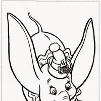 Desenhos para colorir Dumbo