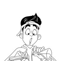 Desenhos para colorir Enaldinho