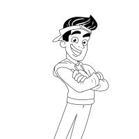 Desenhos para colorir Enaldinho